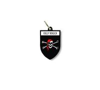 Keychain Key Chain Ring Flag National Souvenir Shield Pirate Jolly Roger