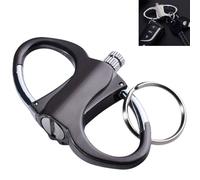 Keychain Lig-hter,Permanent Match Infinity Lig-hter with Keychain,Black Waterproof Keyring Hidden Starter,Fire Starter,Metal Ma/tch Ligh-ter,Keyc/hain Multi Tool,Keyc/hain Ligh-ter Ma/tch Strike