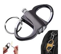 Keychain Lighter Eternal Match Lighter With Key Ring Portable Reusable Camping Lighter Butane Free Black