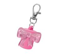 Keychain Lip Gloss Holder with Anti-Leak Seal Travel Friendly Silicone Dispenser for On-the-Go Travel Lip Gloss Storage