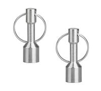 Keychain Magnet Tester for Gold, Silver, Jewelry & Precious Metals with Rare Earth Neodymium Magnets 2 Pack