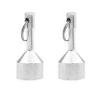 Keychain Magnets for Testing Brass, 2pcs Pocket Magnets for Purse with Strong Magnetic Rare Earth Neodymium,Gold,Silver, Jewelry, Metals Test Magnet and Hanging Keys Holder(size:17mm/0.67inch)
