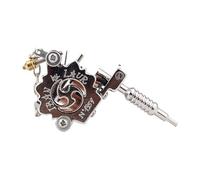 Keychain Mini Tattoo Machine Fashionable Sliver Key Chains for Men Portable Tattoo Gun Model Trendy Key Chain Rings for Pendant Necklace Tattoo Ornament, Keychain for Men Travel Souvenirs