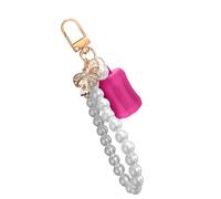 Keychain Moisturizers Clip Silicone Caps Clips On Lips Gloss Holder Keychains For Lip Care On Travel For Hiking Office Travel Friendly Lip Care Keychain