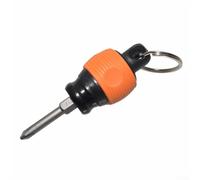 Keychain-Mounted 1/4 inch Hex Shank Extension Bars 5PCS Aluminum Alloy Construction Ball Grip for Secure Bit Handling