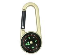 Keychain - Outdoor Navigation Tools, Clip On Carabiner, Compact Direction Finder | Hiking Survival Equipment Camping Exploration Field Practice Mountaineering Travel Kit
