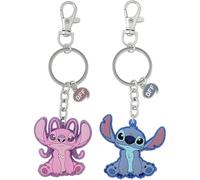 Keychain Peers Hardy Disney Angel &38; Stitch (x2) Bleu TU