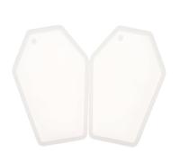 Keychain Pendant Mold Coffin Silicone for 2pcs DIY Crafts Making