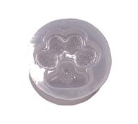Keychain Pendant Silicone Molds Glossy Surface Paw Shaped Molds for Making Keychains and Homemade Chocolate Dessert Resin Mold