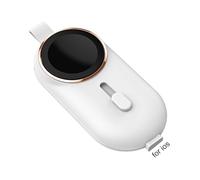 Keychain PowerBank - 2-In-1 2000mAh Key Ring Cell Phone Charger - Wireless Magnetic Powerbank Compact Key Chain Watch For Pocket