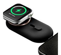 Keychain PowerBank | 2-In-1 2000mAh Portable Charger Key Chain,Wireless Magnetic Powerbank Compact Key Chain Watch For Daily Use