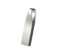 Keychain Round Metal USB Flash Drive, 256GB USB 3.0 Thumb Drive with Write Protection Switch(Silver)
