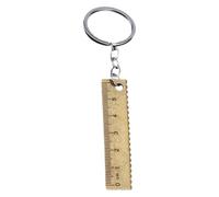 Keychain Ruler - Compact Measuring Tool for Home School Office | Sturdy Metal Design with Accurate Scale, Easy to Carry on Keys or Bags, Perfect for Drawing Crafting Engineering 2.56 x 0.59in