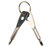 Keychain Screwdriver Set, Key Ring - Screwdriver 4 in 1 Portable Screwdriver, High Strength Tool Keychain, Gadgets for Men and Women