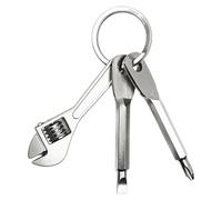 Keychain Screwdriver Stainless Steel Compact Gadgets With Key