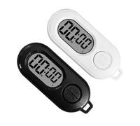 Keychain Timer Alarm Device with Loud Sound and Easy Reset for Cooking Workout Study ABS Sports Timer