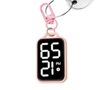 Keychain Timer Touch Activated Silent Clock Backpack Charm