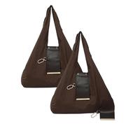 Keychain Tote Bag, Keychain Tote Bag Compact & Expandable for On-the-Go Convenience for Shopping, Travel & Daily Errands (2PCS-C)