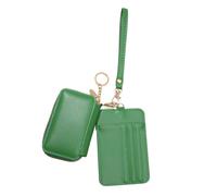 Keychain Wallet Detachable Duals Pouches Wristlet Wallets Card Holder Portable Minis Zip Around Small Wallet Coin Purse Zip Around Keychain Wristlet Wallets