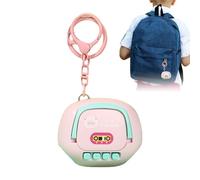 Keychain With Voice Recorder Function,Portable Cartoon Design Recording Toy - Secret Voice Recorder | For Use In Meetings, Lectures, College Study, Spying, Listening, Dictation, A