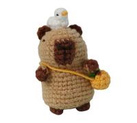 Keychains Crochet Set for Kids Adults Beginners with Step-by-Step Instructions, Crochet Hook Yarn, Knitting Accessories, Christmas Crochet