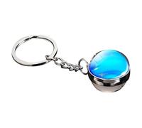 Keychains Luminous Planets Lightweight Bag Backpack Car Charm Accessory Gifts for Family Friends(Neptune)