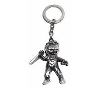 Keychains Movie Seed Of Chucky Curse Of Chuck Keychain Antique Silver Plated Metal Key Ring Figure Toy Key Chains Retail