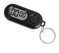 Keychains Stop Watch,Mini Digital Pocket Watch with Alarm-Compact Portable LCD Screen Digital Clock&Stop Timer Keychain Fob Watch for Precise Countdown Timing,Digital Watch,Portable Clock,Black