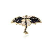 KEYCHIN 4th Wing Necklace Dragon Rider Book Gifts Empyrean Book Series Jewelry Ya Fantasy Book Lover Gift, L, Stainless Steel, stainless steel