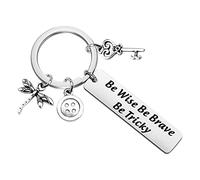 KEYCHIN Coraline Inspired Gift Coraline Jewellery Secret Door Gift Be Wise Be Brave Be Tricky Keychain, Be Wise Keychain, 3.0