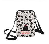KEYCHIN Cryptid Mothman Crossbody Bag Cryptozoology Gifts Mothman I'd Like To Find Shoulder Bag Mothman Cryptid Creature Gift, Mothman-cb, 8.45 inches
