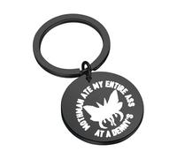 KEYCHIN Cryptid Mothman Keychain Cryptozoology Mothman Gifts Mothman Ate My Ass At Dennys Jewelry Mothman Cryptid Gifts, Mothman K-bl, Large