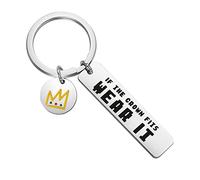 KEYCHIN Dream Ranboo Keychain SMP Gifts If the Crown Fits Wear It Jewelry Ranboo Quote Gifts For SMP Gamer, If the Crown K-s, Babysitter