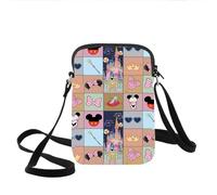 KEYCHIN Enchanted Kingdom Crossbody Bag Mouse Snacks Gifts Meet Me At My Happy Place Shoulder Bag Magical Castle Park Merch, Happy Place-cb