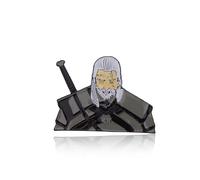 KEYCHIN Geralt Brooch Badge Geralt Fans Gift White Wolf Geralt Jewelry Geralt Cosplay Merch