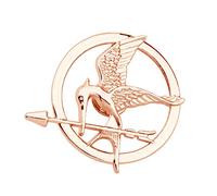 KEYCHIN Hunger Movie Brooch Pin Hunger Movie Inspired Gifts Katniss Bird Prop Pin Badge For Movie Fans (Bird Brooch-RG)