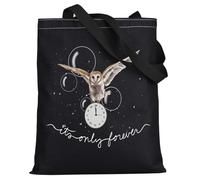 KEYCHIN It's Only Forever Owl Tote Bag Sarah & Jareth Fans Gifts Horror Movie Goblin Shoulder Bag Ello Worm Gifts, Only Forever Tb, L