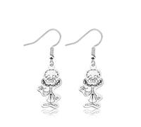 KEYCHIN Joy & Sadness & Fear Characters Earrings Anger & Disgust Fans Gifts Anxiety Merch, L, Metal, No Gemstone