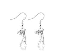 KEYCHIN Joy & Sadness & Fear Characters Earrings Anger & Disgust Fans Gifts Anxiety Merch, L, Metal, No Gemstone