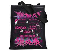 KEYCHIN Korean Pop Group Tote Bag Korean Band Fans Gift Just Feel The Rock Shoulder Bag Korean Pop Music Album Rock Merch, Rockstar Tb
