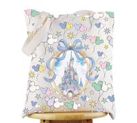KEYCHIN Magical Castle Tote Bag Enchanted Kingdom Inspired Gift Fairytale Castle Shoulder Bag Princess Castle Merch, Castle Tb