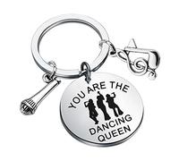 KEYCHIN Mamma Broadway Theater Bracelet Donna and The Dynamos Fans Gift You Are The Dancing Queen Jewelry For Music Drama Fans (Dancing Queen Br-S)