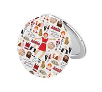 KEYCHIN Orphans Annie Pocket Mirror Musical Gifts You're Never Fully Dressed Without A Smile Annie Compact Makeup Mirror (Annie-White)