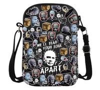 KEYCHIN Pinhead Killer Crossbody Bag Pinhead & Lament Configuration Gifts We’ll Tear Your Soul Shoulder Bag Cenobites Merch, Pinhead Cb