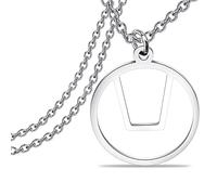 KEYCHIN Queen Of Spades Necklace, Stainless Steel, Unisex, Adult, Casual, Gift, Swinger Lifestyle