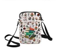KEYCHIN Ring Series Crossbody Bag Bookish Gifts Elven Green Tree Leaf Shoulder Bag Ring Merchandise, Hobbit-cb