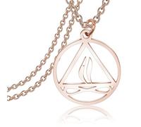 KEYCHIN Twin Flames Necklace The Spirit Of Flame Gifts Flames Jewelry, Stainless Steel, Stainless Steel, stainless steel