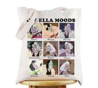 KEYCHIN Villain Moods Tote Bag Devil Witch Fans Gifts Evil Moods Shoulder Bag Devil Queen Gifts, Cruella Moods, L