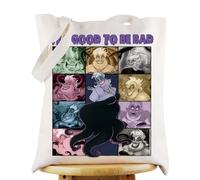 KEYCHIN Villain Ursula Tote Bag Ursula Sea Witch Gifts It's Good To Be Bad Reusable Grocery Bag Ursula Witch Merchandise, It's Good Tb, M