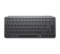 Keychron B1 Pro Wireless French AZERTY Layout Keyboard, 2.4 GHz/Bluetooth/Wired Receiver, Custom Programmable Keyboard, Extra Slim, Compatible with Mac and Windows - Space Grey